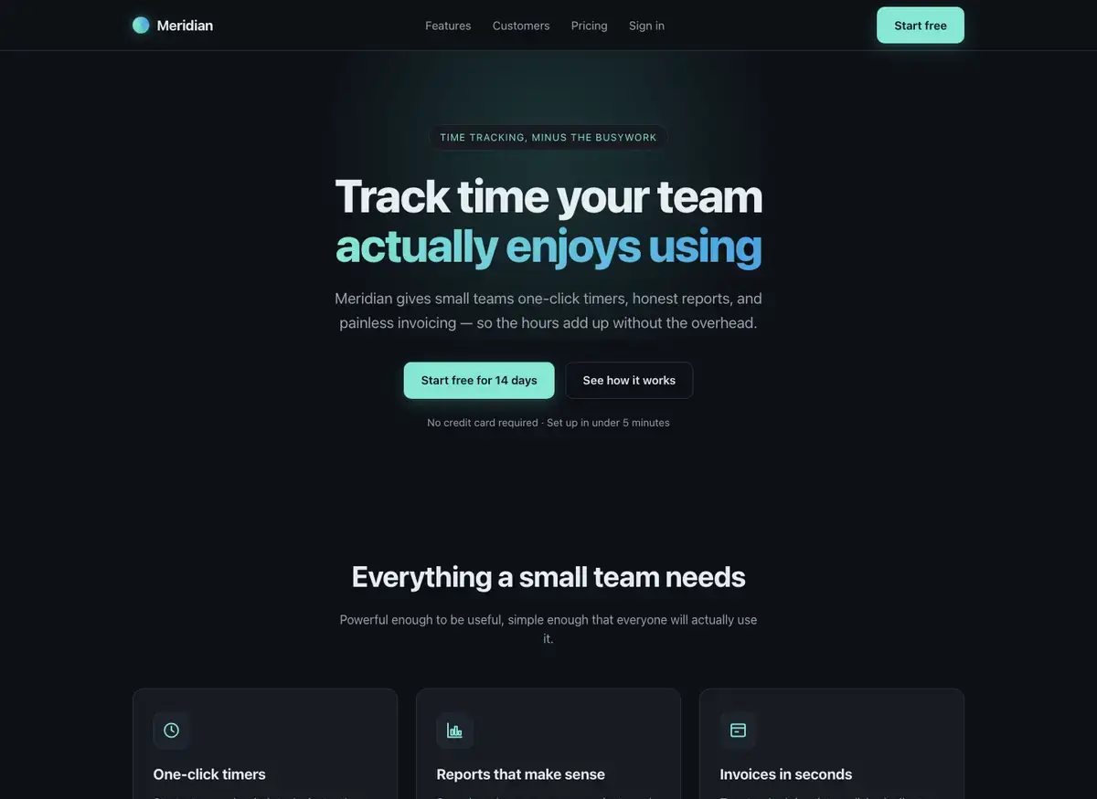 Claude Opus 4.8's landing page, build 2 at desktop size, as the judge saw it