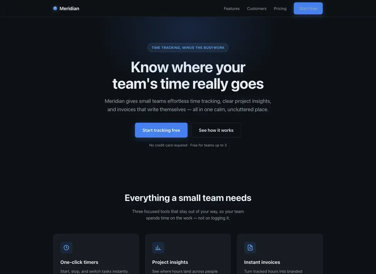 Claude Opus 4.8's landing page, build 3 at desktop size, as the judge saw it