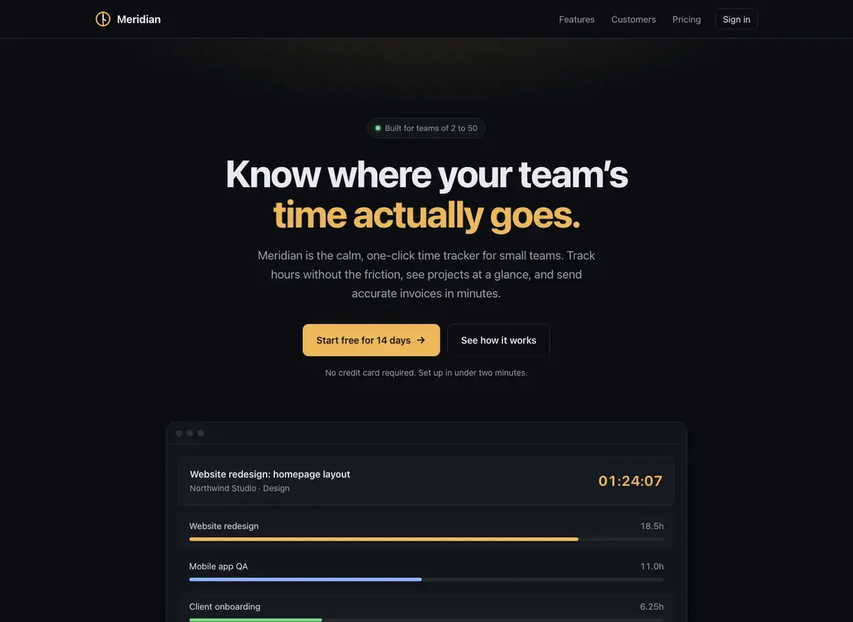 Claude Opus 5.5's landing page, build 1 at desktop size, as the judge saw it