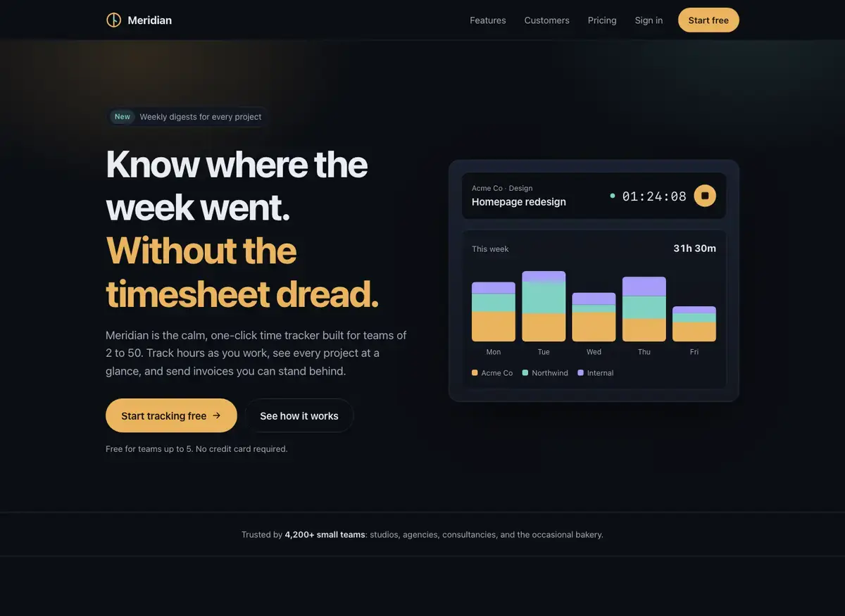 Claude Opus 5.5's landing page, build 2 at desktop size, as the judge saw it