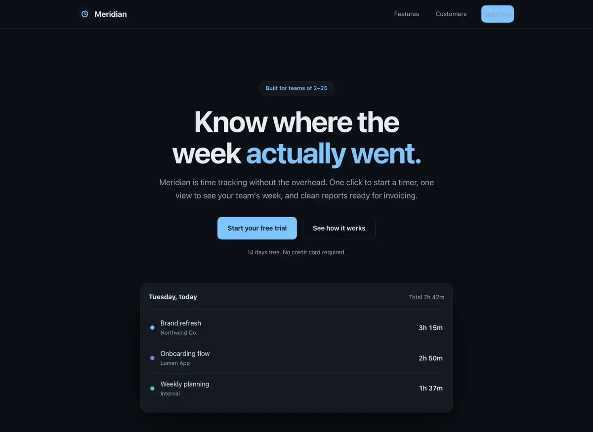 Claude Sonnet 5.5's landing page, build 2 at desktop size, as the judge saw it