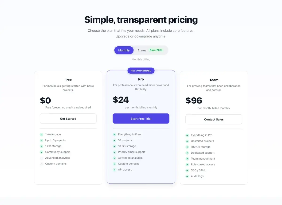 DeepSeek V4 Pro's pricing page, build 2 at desktop size, as the judge saw it
