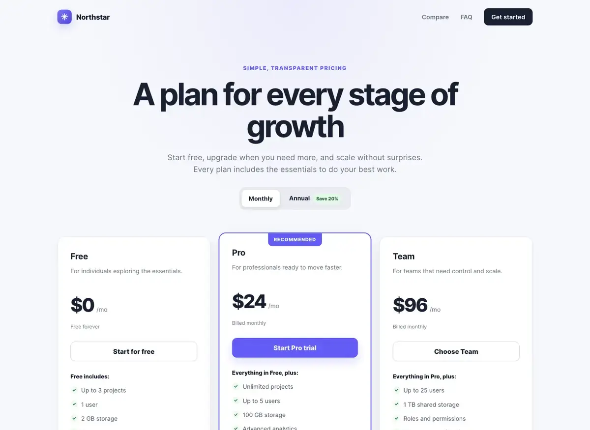 GPT-5.6 Sol's pricing page, build 1 at desktop size, as the judge saw it