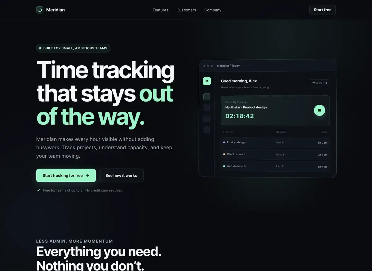 GPT-5.6 Sol's landing page, build 3 at desktop size, as the judge saw it