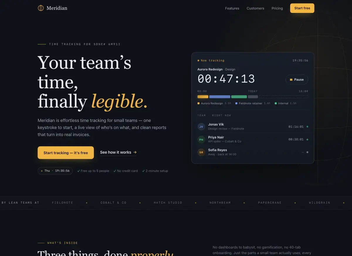 Qwen 3.8 Max's landing page, build 1 at desktop size, as the judge saw it