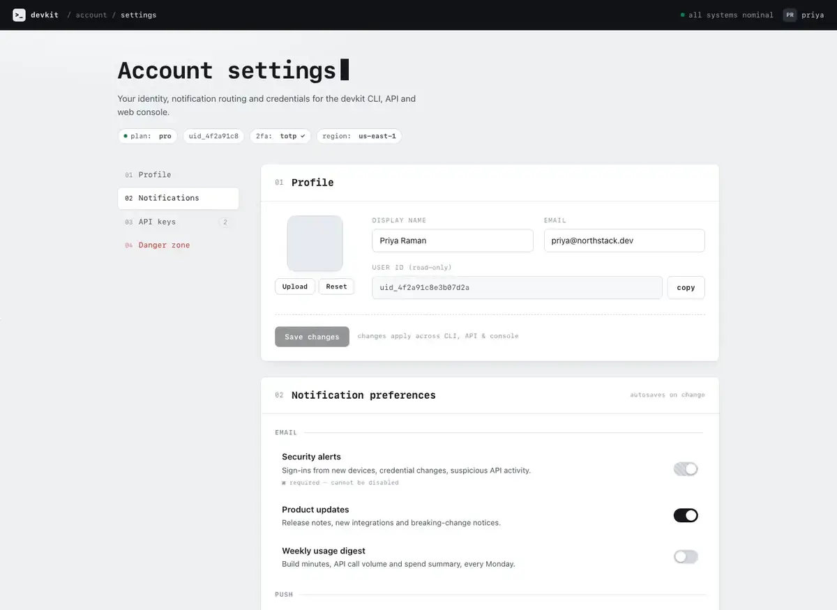 Qwen 3.8 Max's settings page, build 2 at desktop size, as the judge saw it