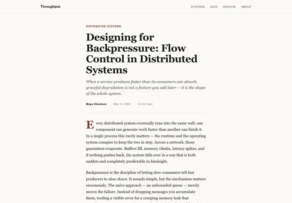 Article page built by Claude Opus 4.8, desktop, top of the page