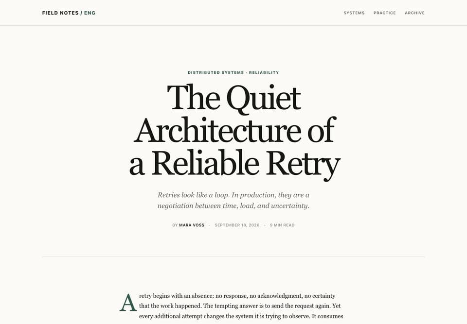 Article page built by GPT-5.6 Sol, desktop, top of the page
